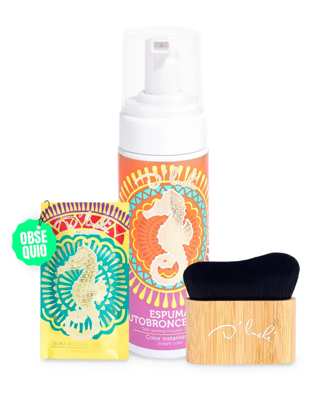 Kit con Espuma Autobronceadora D'Luchi